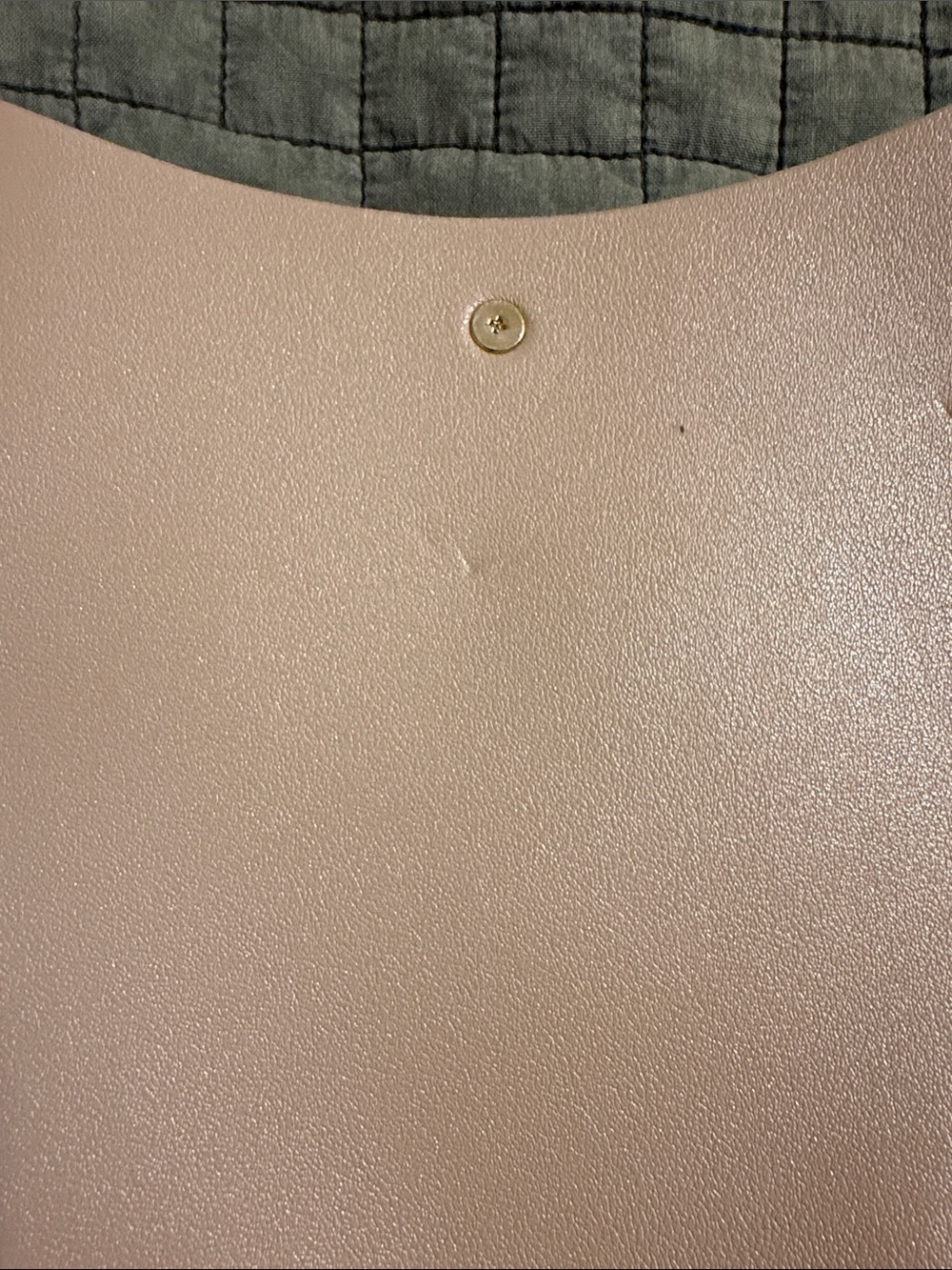 SAMARA Blush Pink Pebble Leather Crossbody Bag - Picture 6 of 10